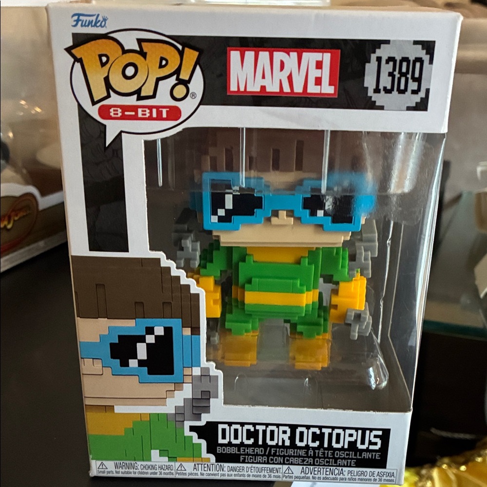 Marvel Funko Pop! 8-Bit Doctor Octopus in Green and Blue